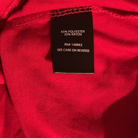 TORRID Classic Fit Bold Red LS Christmas “Eggnog Made Me Do It” T-Shirt Top - Picture 6 of 7